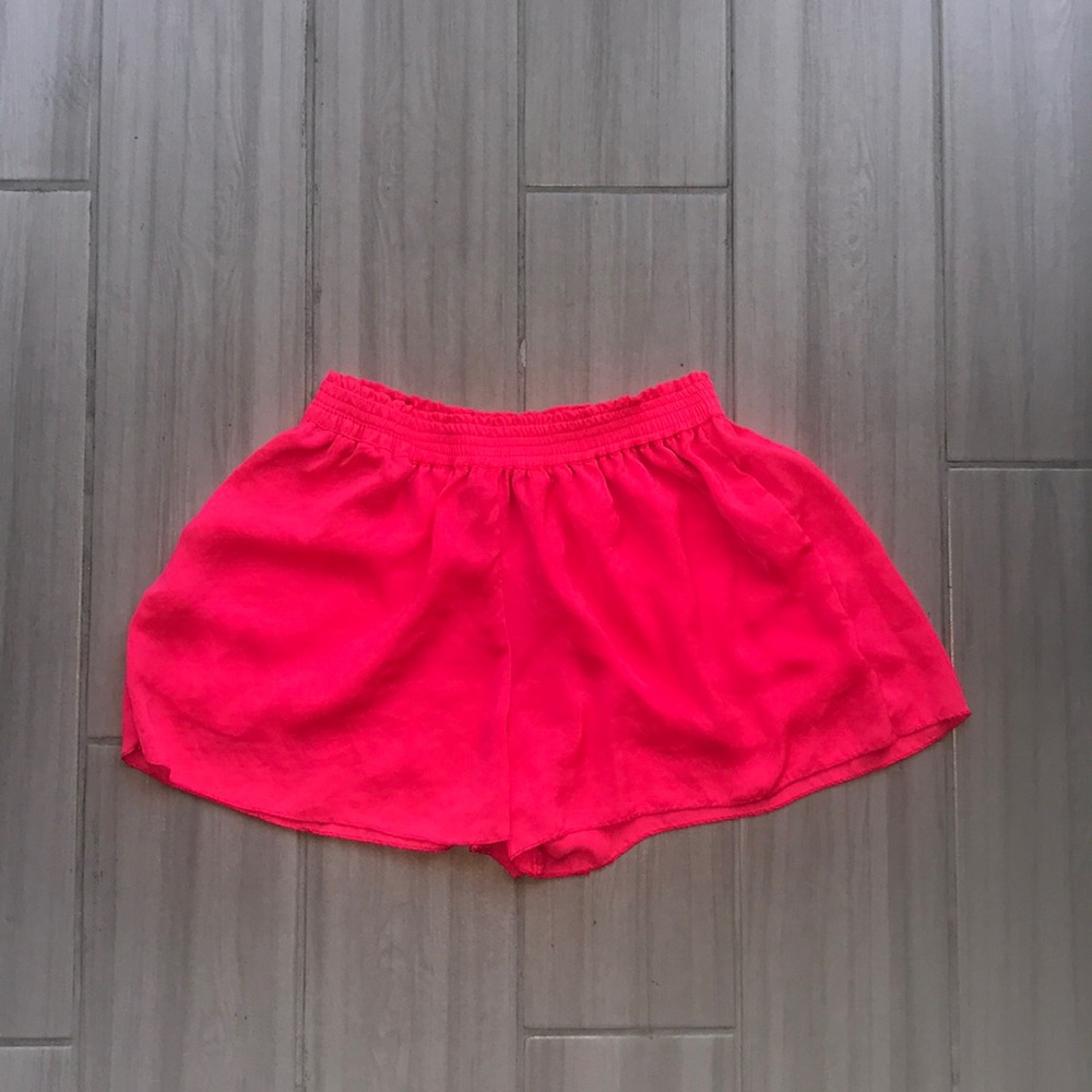 SOLD - Zara TRF Loose Fit Neon Pink Shorts